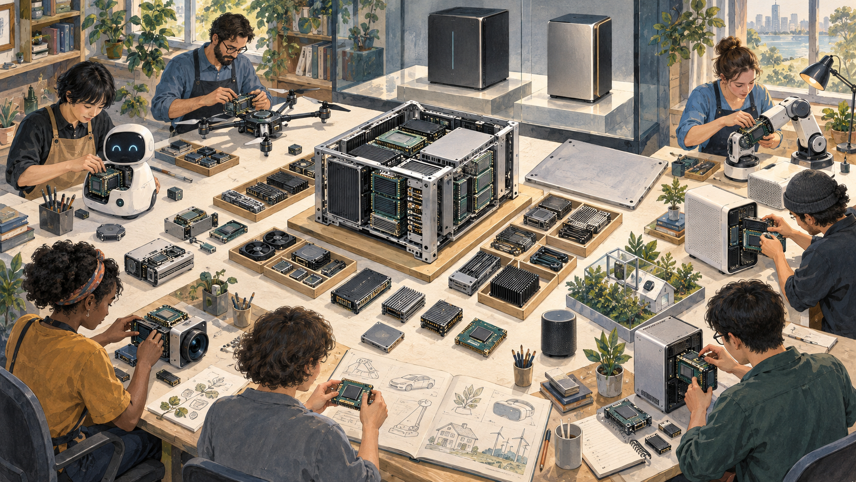 Developers adapt publicly available computing modules for different devices